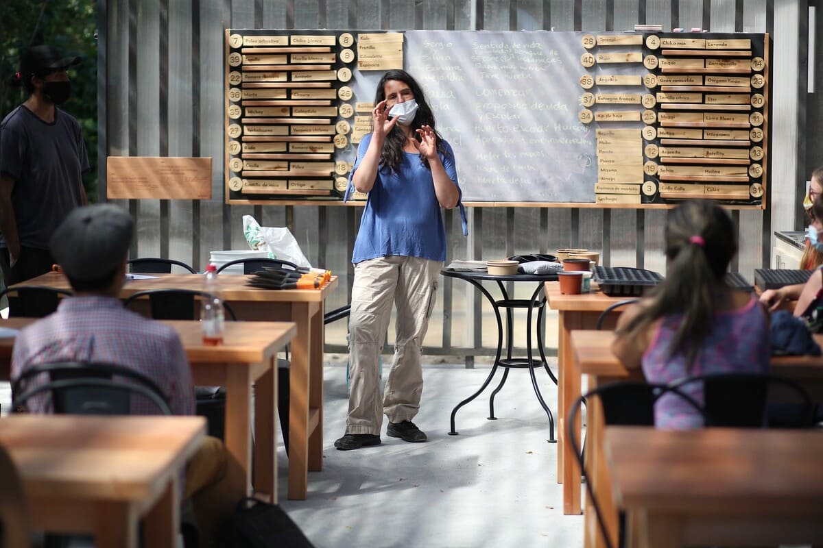 Clases en la Sala Sabores y Saberes.